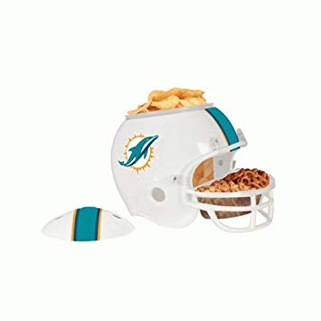 Miami Dolphins - Snack Helm - weiß