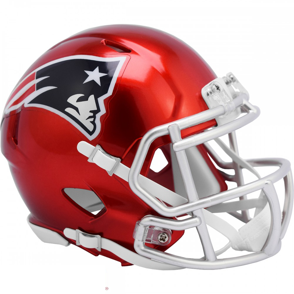New England Patriots - Mini Helm SPEED FLASH - rot