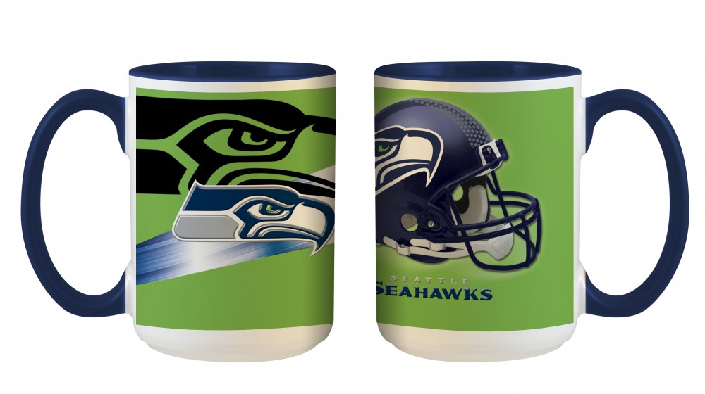 Seattle Seahawks 3D Inner Color Mug 445ml