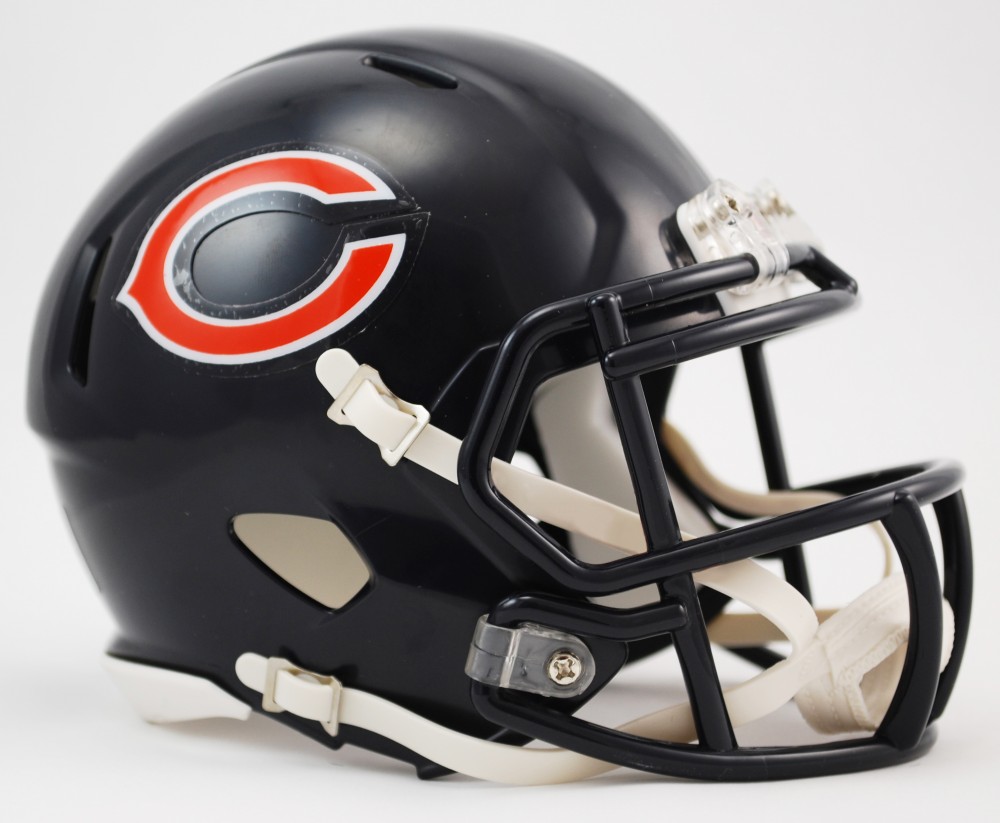 Chicago Bears - Mini Helm SPEED - schwarz