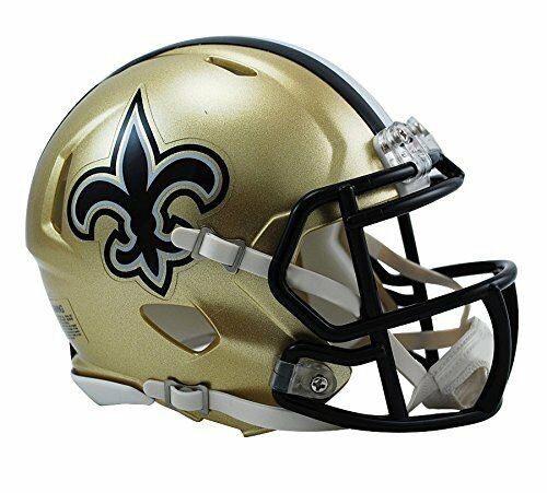 New Orleans Saints - Mini Helm SPEED - gold