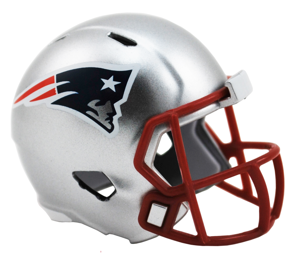 New England Patriots - Pocket Size Helm - silber