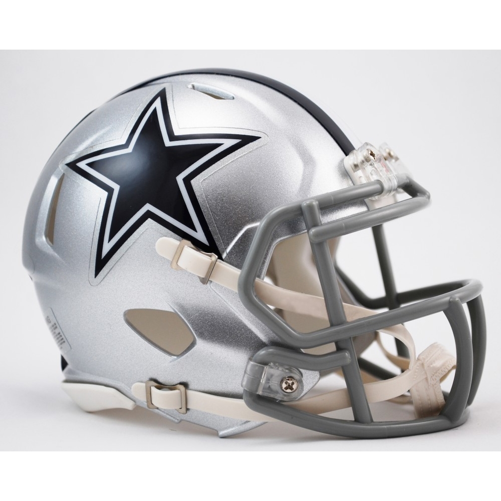 Dallas Cowboys - Mini Helm SPEED - silber