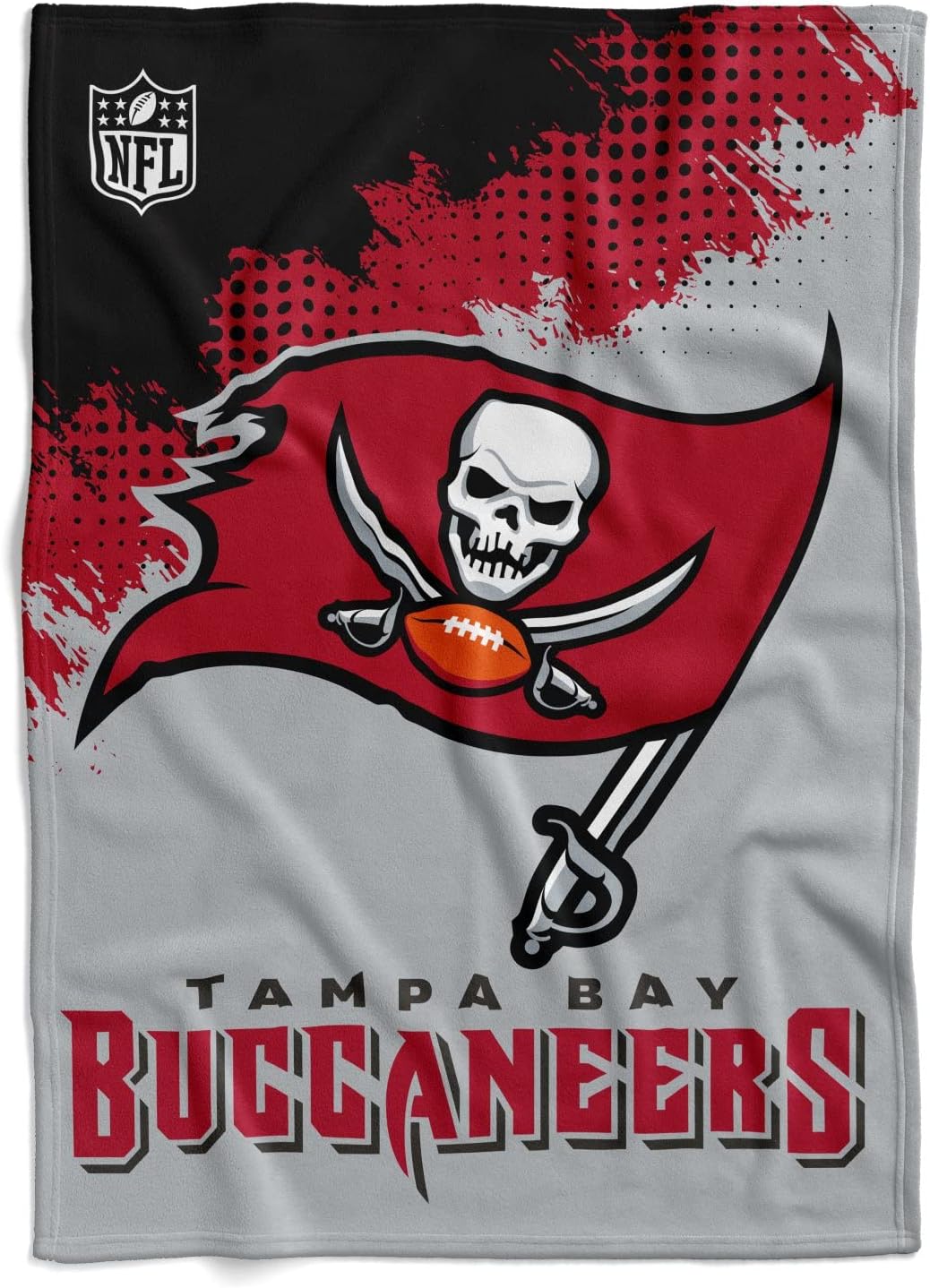 Tampa Bay Buccaneers Flannel Decke /Throw CORNER 