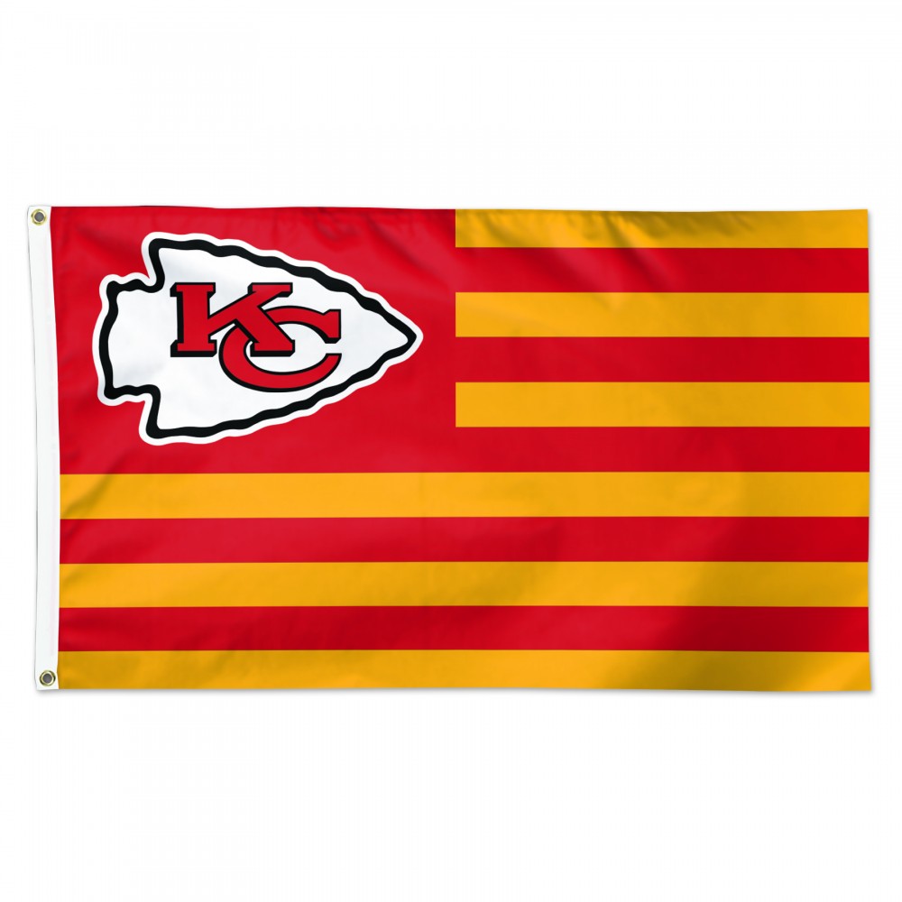 Kansas City Chiefs - Flagge AMERICANA 91x152cm - rot